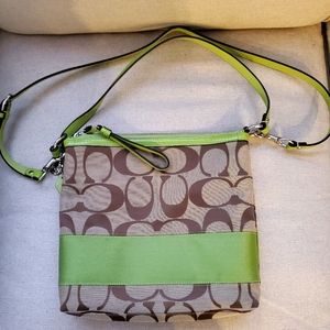 Coach Lime Green shoulder bag